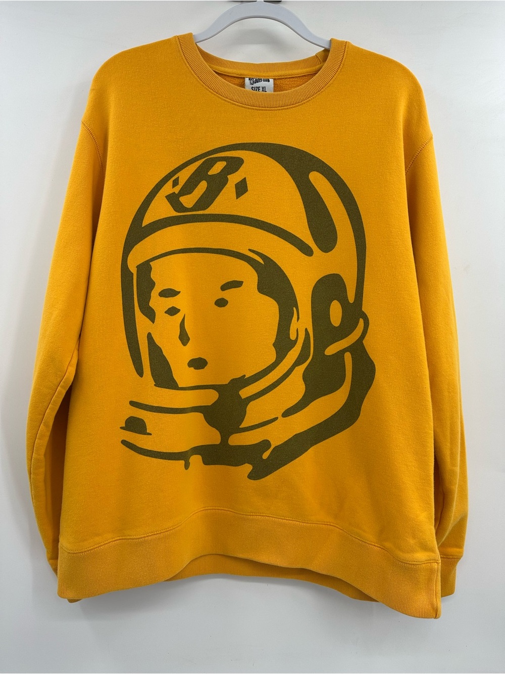 Billionaire Boys Club Mustard Crewneck Astronaut Graphic